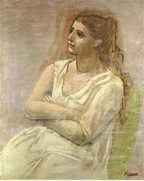 Pablo Picasso Seated Woman With Her Arms Folded (Sarah Murphy)